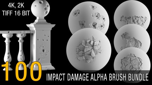 impact damage alpha brush bundle