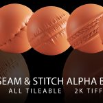 seam and stitch alpha brush bundle
