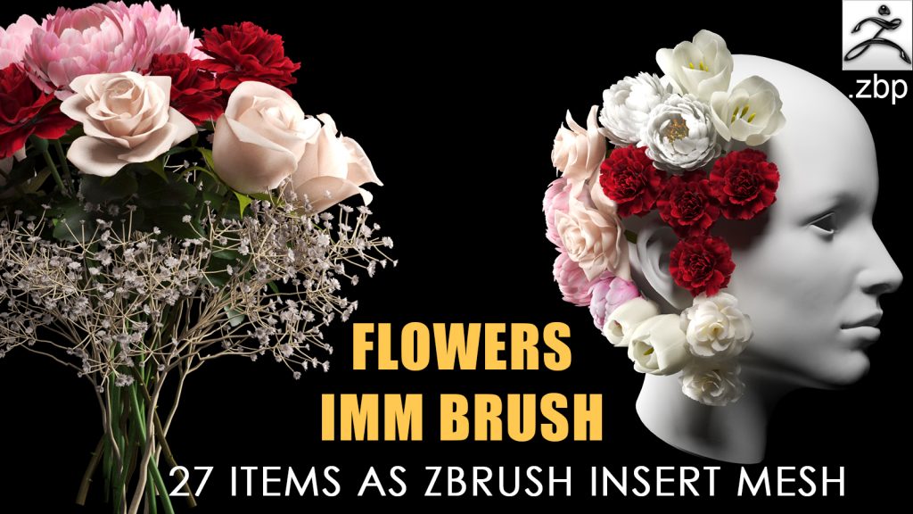 flower imm brush bundle