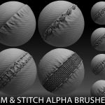 90 seam and stitch alpha brush bundle vol.4