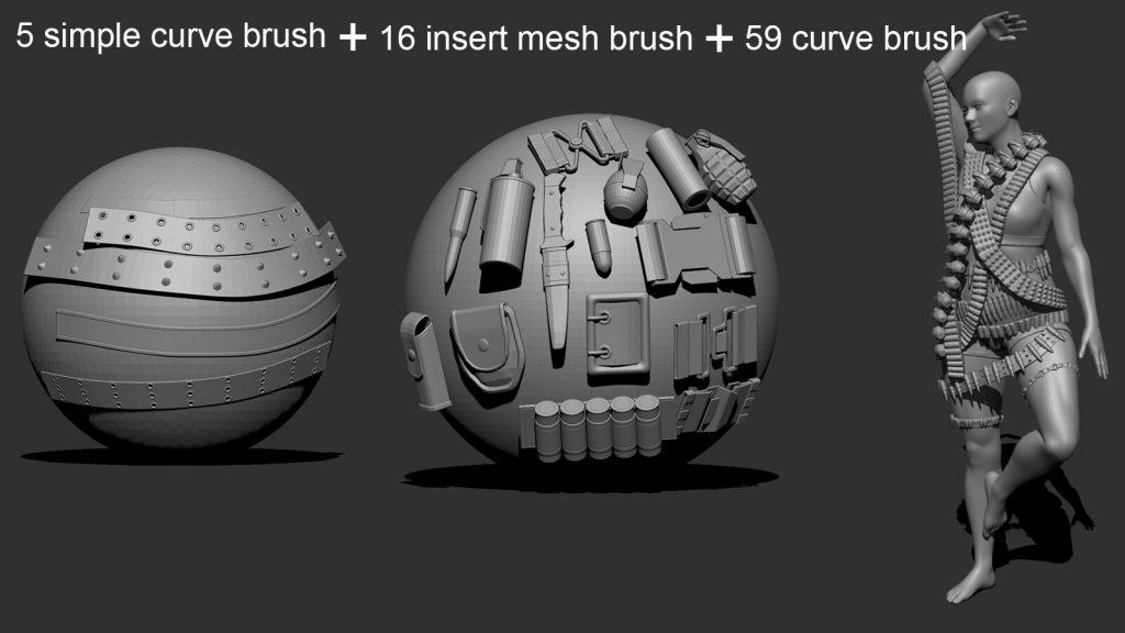 zbrush ammo belt imm