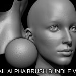 Real Skin detail Alpha brush bundle vol2