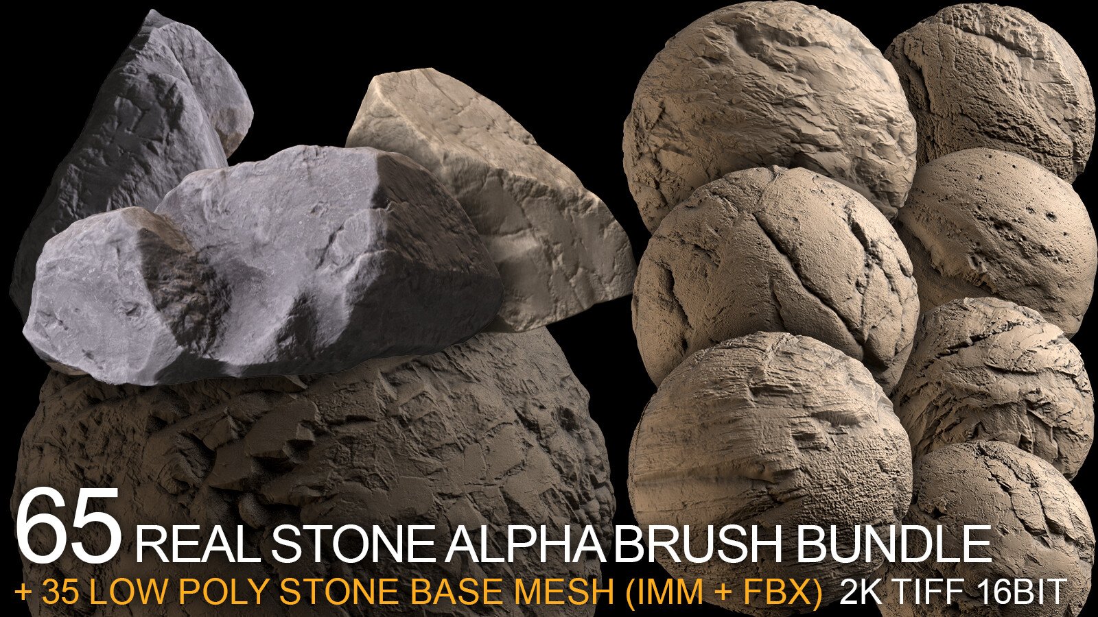 real stone alpha brush bundle