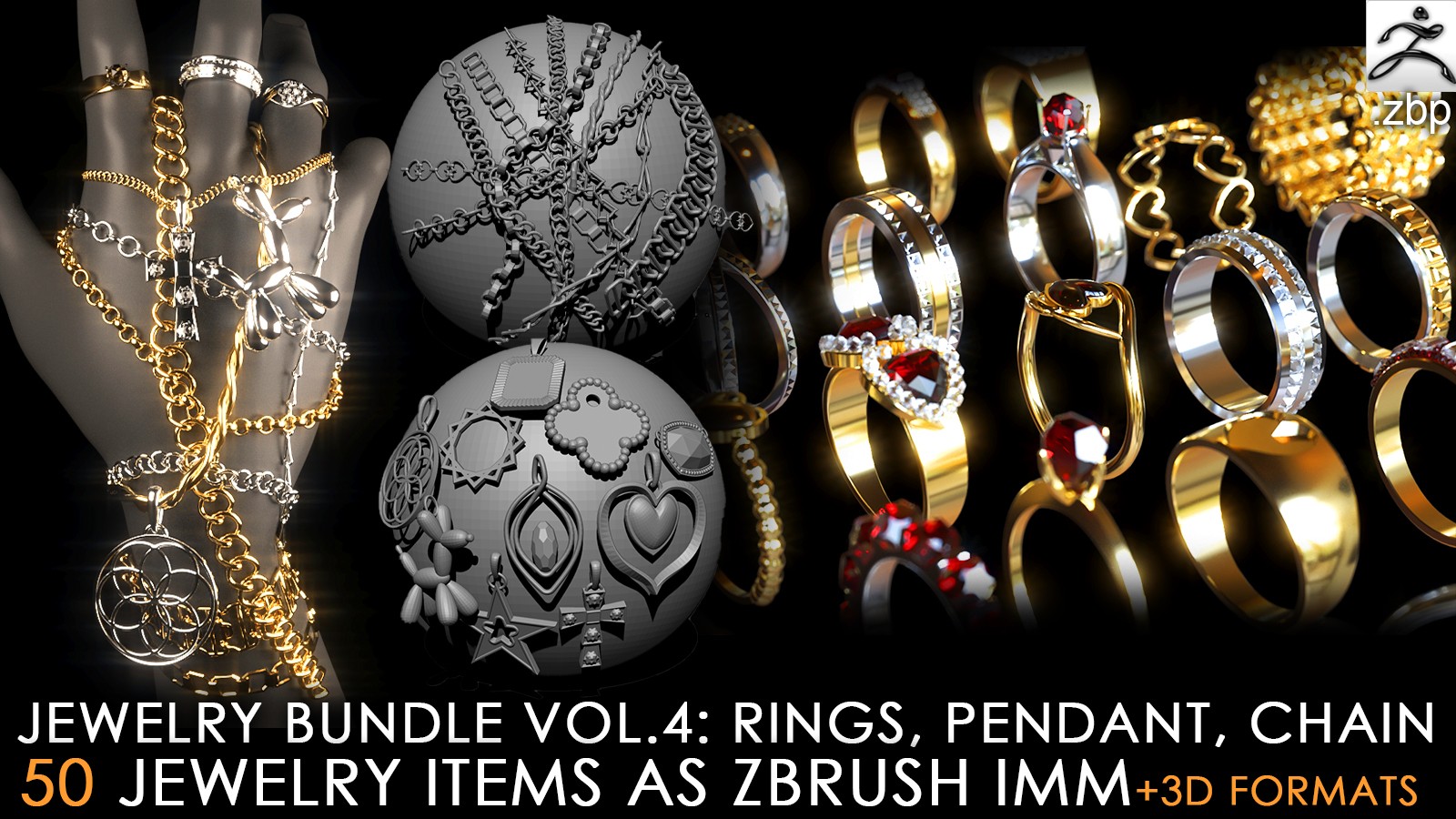 jewelry imm brush vol.4 + 3d print format